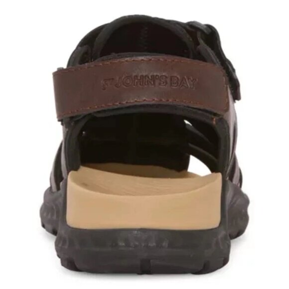 NWB St. John's Bay Fairport Strap Sandals Brown Size 11 M MSRP $49 - Picture 3 of 6